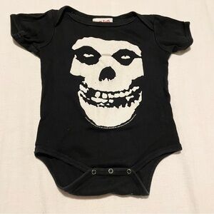 Misfits Skull Baby One Piece Onesie